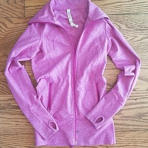 Lululemon pink zip up
